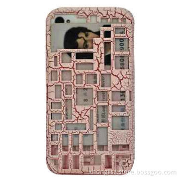 Hollow out design PC phone cases for iPhone 4 series